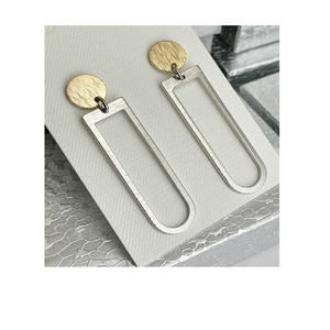 2026 Small Brass Jewelry Manufacturers in New Jersey Brass Earring high quality <b>artificial</b> <b>stone</b> Handmade Brass Earrings Design - Product Image 4