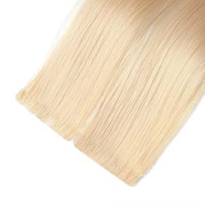 Extensiones de Cabello Humano Virgen Brasileño Remy # 51 Rubio Champán Liso - Product Image 1