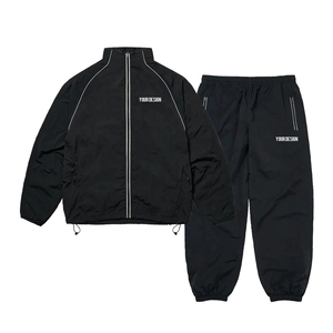 Conjunto Deportivo con Capucha Unisex de Poliéster IRON MARK INDUSTRIES, Chaqueta Cortavientos con Estampado Animal, Diseño 2 en 1 con Efecto Lavado Ácido - Product Image 1
