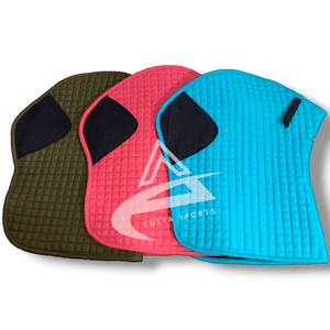 Equestrian Product Horse Jumping Saddle <b>Pad</b> Cotton Fabric <b>Foam</b> Filling Horse Saddle <b>Pad</b> - Product Image 5