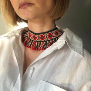 Gargantilla de cuentas de cristal hecha a mano de lujo, joyería Tribal geométrica de moda para Unisex para regalos de fiesta - Product Image 2