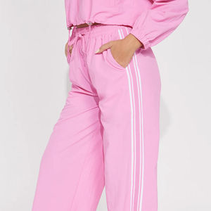 Conjunto Deportivo Cortavientos Personalizado para Mujer, Color Personalizado, 100% Poliéster, Impermeable, Transpirable, Servicio OEM - Product Image 4