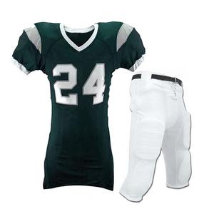 Uniformes de football américain Maillot personnalisé pour hommes Youth College Pro Style Tackle Twill Stitched Mesh Fabric Design - Product Image 1