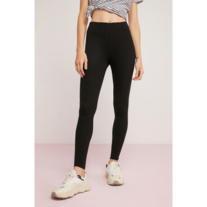 Leggings Largos de Algodón Grueso Texturizado para Mujer, Marca ETHIQUET Ember, Ajuste Ceñido y Moldeador - Product Image 1