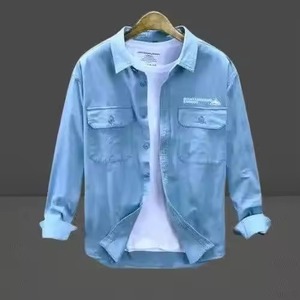 Chemise en coton oxford 2 poches pour hommes Chemise formelle Restants de vêtements Lot de stock Bangladesh Original Branded surplus Excédent expédition Annuler - Product Image 5