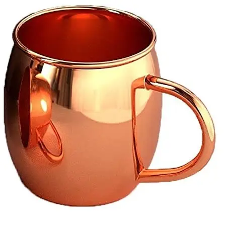 Mug tembaga penjualan terbaik pabrik grosir langsung murah logo kustom Mug minum kopi anak keledai tembaga