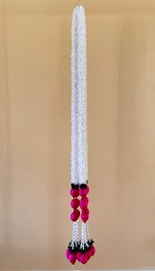 อุปกรณ์ตกแต่งงานแต่งงานแบบมาแรงพวงมาลัยดอกไม้ดอกมะลิตกแต่งวัดจัดงานเทศกาลคริสต์มาสฮาดิวาลี - Product Image 3