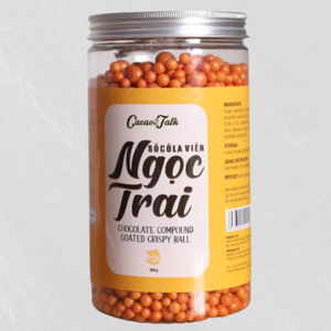 ลูกโกโก้โกโก้สีทองไข่มุกกรอบ400กรัม4กก. ขนมเบเกอรี่ฮาลาลจากโรงงานขายส่ง - Product Image 1