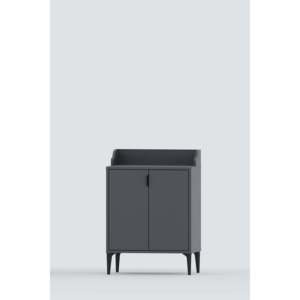 Harmony Mini Coffee Bar Cabinet 2 Doors Modern <b>Kitchen</b> <b>Sideboard</b> Cupboard Studio Coffee Station Small Storage Pantry Unit - Product Image 5
