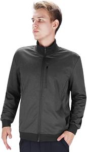 Chaqueta Bomber de Lona de Color Sólido para Hombre, Informal, Ajustada, Transpirable y de Secado Rápido, de Alta Calidad para Invierno - Product Image 5