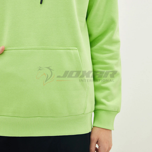 OEM personalizado 100% algodón térmico pulóver Unisex peso pesado 330g Invierno Polar sudaderas con capucha bordado liso teñido para hombres - Product Image 3