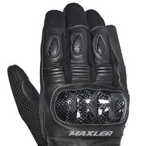 Gants de moto en cuir pour homme, courts, pour la course, compatibles écran tactile, pour motocross et cross-country - Product Image 4