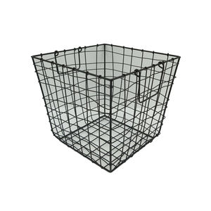 Best Seller <b>Metal</b> Iron Wire <b>Basket</b> in Round Shape Black Finished for Tabletop Living Room Multipurpose Storage <b>Basket</b> - Product Image 4