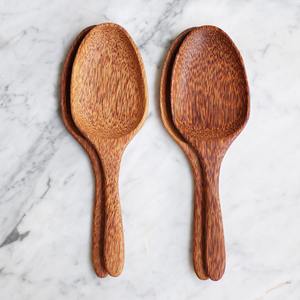 Hot sale wooden utensils coconut <b>spatulas</b> for cooking baking handmade coco wood <b>spatula</b> <b>set</b> - Product Image 2
