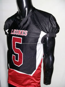 Uniforme de football américain personnalisé en gros qualité unique haut à séchage rapide avec une nouvelle caractéristique respirante - Product Image 6