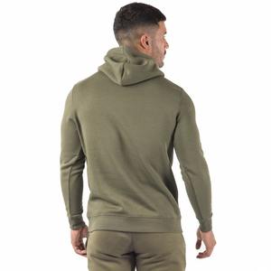 เสื้อมีฮู้ดผ้าฟลีซสำหรับผู้ชายพิมพ์ลายนูนแบบกำหนดเองระบายอากาศได้ดีเทคนิคการย้อมแบบเรียบสำหรับฤดูหนาว - Product Image 4