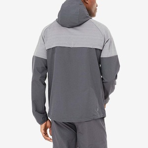 Chándal cortavientos personalizado de alta calidad al por mayor, conjunto de dos piezas con cremallera y cremallera personalizada, chándales para hombre - Product Image 6