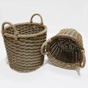 Artex Dong Thap Juego de 2 cestas de almacenamiento con asas de bucle - Product Image 3
