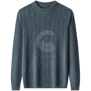 Color sólido Casual Prendas de punto Hombres Lana de punto de alta calidad Pakistán Hecho Diseño Suéteres de los hombres - Product Image 1