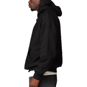 custom <b>men's</b> <b>hoodies</b> 100% cotton heavyweight boxy fit hoodie streetwear oversized drop shoulder hoodie for <b>man</b> - Product Image 6