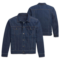 Vintage yıkanmış erkek Denim ceket özel Fit pamuk dolum nefes kumaş fabrika toptan Oem Odm şık kış giyim