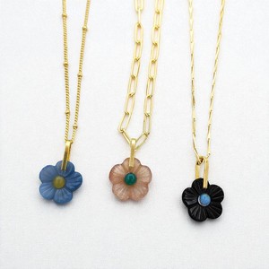 Gemstone Flower Carving Double Stone Pendant 14mm Size Gemstone 925 Silver Gold Plated Rotating Loop Handmade Charms Wholesalers - Product Image 5
