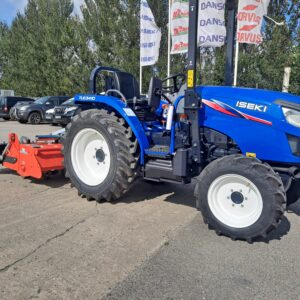 Tracteur utilitaire compact ISEKI TLE 3410 40HP 4x4, diesel, hydrostatique, prêt pour le travail des vergers et des vignobles, avec chargeur frontal. - Product Image 2