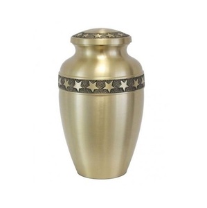 Design entièrement gravé en métal nickelé, urne de crémation pour adulte pour cendres humaines prix bas, urne de crémation à vendre - Product Image 5