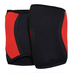 Manchons de genou thermiques en néoprène et nylon épaissis, personnalisables avec logo, robustes, pour haltérophilie et musculation, respirants, anti-UV, séchage rapide - Product Image 4
