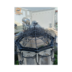 ศาลาสวนเหล็กหล่อประกอบง่าย ทนทาน ป้องกันสภาพอากาศ เป็นมิตรกับสิ่งแวดล้อม ตกแต่งสวยงาม 1 ชุด - Product Image 4