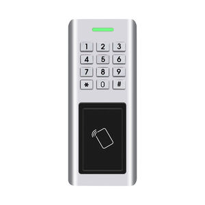 Lector de Teclado Programable Impermeable IP66, Compatible con 125kHz /EM 13.56MHz /DesFire/NFC, Salida de 26-58 Bits, Zinc - Product Image 1