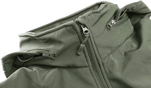 Offre Spéciale hommes hiver extérieur veste imperméable respirant coupe-vent Softshell conception capuche léger tissu matériel en gros - Product Image 4