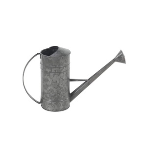 Arrosoir de jardin en métal galvanisé de la plus haute qualité enduit de poudre blanche avec poignée brune pour une utilisation dans le jardin - Product Image 4