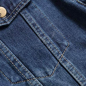 Chaqueta vaquera transpirable hecha en material de alta calidad para hombre, chaqueta vaquera para hombre superventas para adulto - Product Image 4