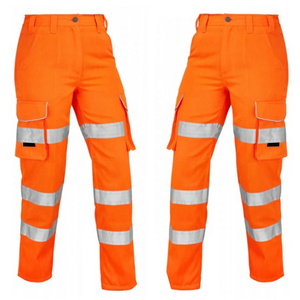 Pantalones de Alta Visibilidad para Trabajadores, Pantalones Cargo Ligeros con Cinta Reflectante, Ropa de Trabajo de Alta Visibilidad, Pantalones de Seguridad para Guardias - Product Image 6