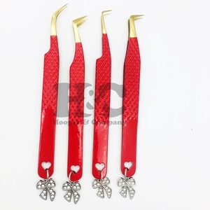 Pinzas Profesionales Curvas de Acero Inoxidable para Pestañas de Visón, Pinzas para Extensión de Pestañas con Logotipo Personalizado, Pinzas Puntiagudas Sostenibles - Product Image 4