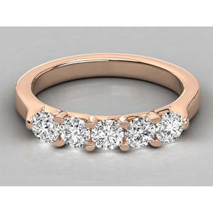 Bague solitaire en or 18 carats avec diamant de laboratoire, unisexe, pour fiançailles et mariage, certifiée IGI, luxe élégant, 1,03 ct, or jaune/rose/blanc - Product Image 6
