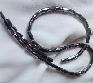 Cuentas facetadas de diamantes elegantes de moissanita negra - Product Image 2