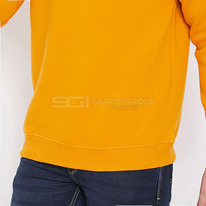 Sweat-shirt noir uni de haute qualité, tendance, décontracté, streetwear, oversize, couleur unie pour homme, vente flash - Product Image 6