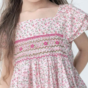 Vestido de lino suave hecho a mano para niñas pequeñas, estilo informal para el primer cumpleaños de niños pequeños, OEM hecho en Vietnam - Product Image 6
