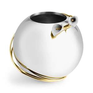 Vente chaude personnalisé couleur argent fait à la main rond Vase à fleurs pour les fêtes de mariage et jardins parfait Pot de fleur décor - Product Image 3