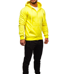 2025 Premium Custom Men's Full <b>Zip</b> <b>Hooded</b> Jogger Tracksuits Breathable Lightweight Plus Size 2 1 Design Gym Training Jogging - Product Image 3