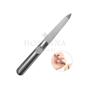 Lima de uñas rectangular desechable de doble cara con logotipo impreso personalizado profesional 80/100/180 Grit Japón papel de lija patrón recto - Product Image 4