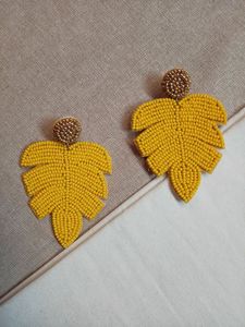 Pendientes Modernos Geométricos con Cuentas de Semillas, Diseño Triple Cuadrado, Joyería de Moda, Calidad de Exportación - Product Image 6