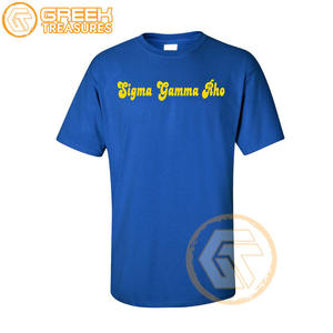 Camiseta personalizada Sigma Gamma Rho para mujer, ropa de hermandad, Jersey de algodón, camiseta transpirable de alta calidad, ropa griega para mujer - Product Image 1