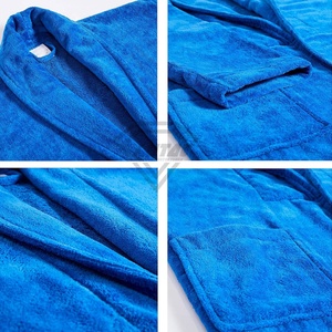 Factory Direct Unisex Terry Bathrobe 100% Cotton-Soft and Absorbent Customizable for Hotels Resorts Spa Home Use Bathrobe - Product Image 6