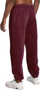 Unisex Heavyweight Fleece-Lined Joggers 100% Cotton <b>Winter</b> Warm Washed Sweatpants Relaxed Fit Tapered Cuff Drawstring for <b>Men</b> - Product Image 5
