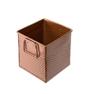 แคดดี้เหล็กชุบสังกะสีแบบโบราณแคดดี้โลหะสำหรับที่วางเครื่องใช้ในครัว - Product Image 4