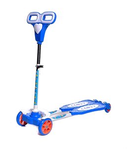 Patinete de 4 Ruedas Flicker para Niños, Ruedas de PU, Manillar Ajustable en Altura, Plegable, Ultraligero y Portátil - Product Image 5