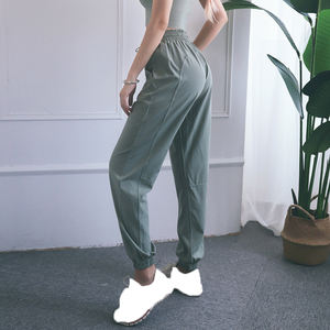 Pantalon de yoga respirant taille haute pour femme Pantalon de sport décontracté pour Fitness Plus Size Washed Technique - Product Image 2